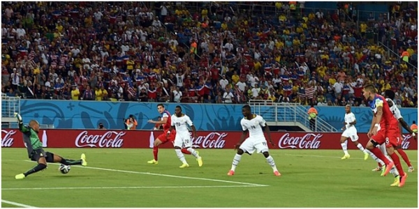 أمريكا تثأر أخيرا من غانا وتفوز عليها بهدفين في مونديال البرازيل