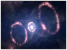 تلسكوب \"هابل\" يلتقط مشهد الانفجار النجمي العملاق