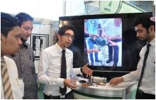 نووي جامعة الملك عبد العزيز يعرض جهاز قياس الأشعة في جسد الإنسان
