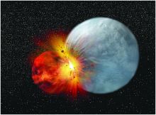 علماء هارفارد: القمر انسلخ عن الأرض بعد اصطدام هائل بجرم سماوي