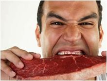  الرجال يربطون بين تناول اللحوم والشعور بالقوة